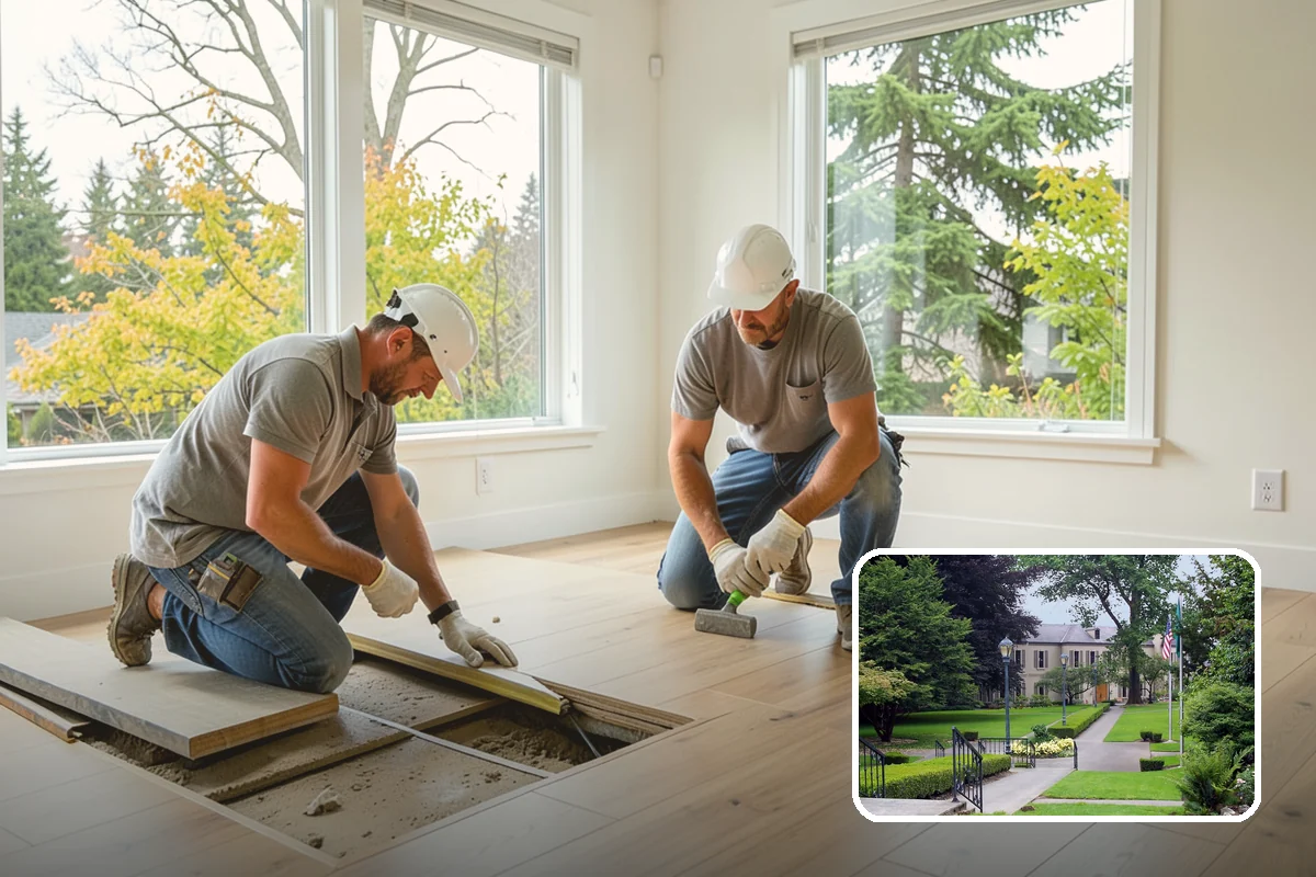 Outdoor Fireplace Construction in Woodinville, King County, WA - Extends comfortable outdoor time into cooler months