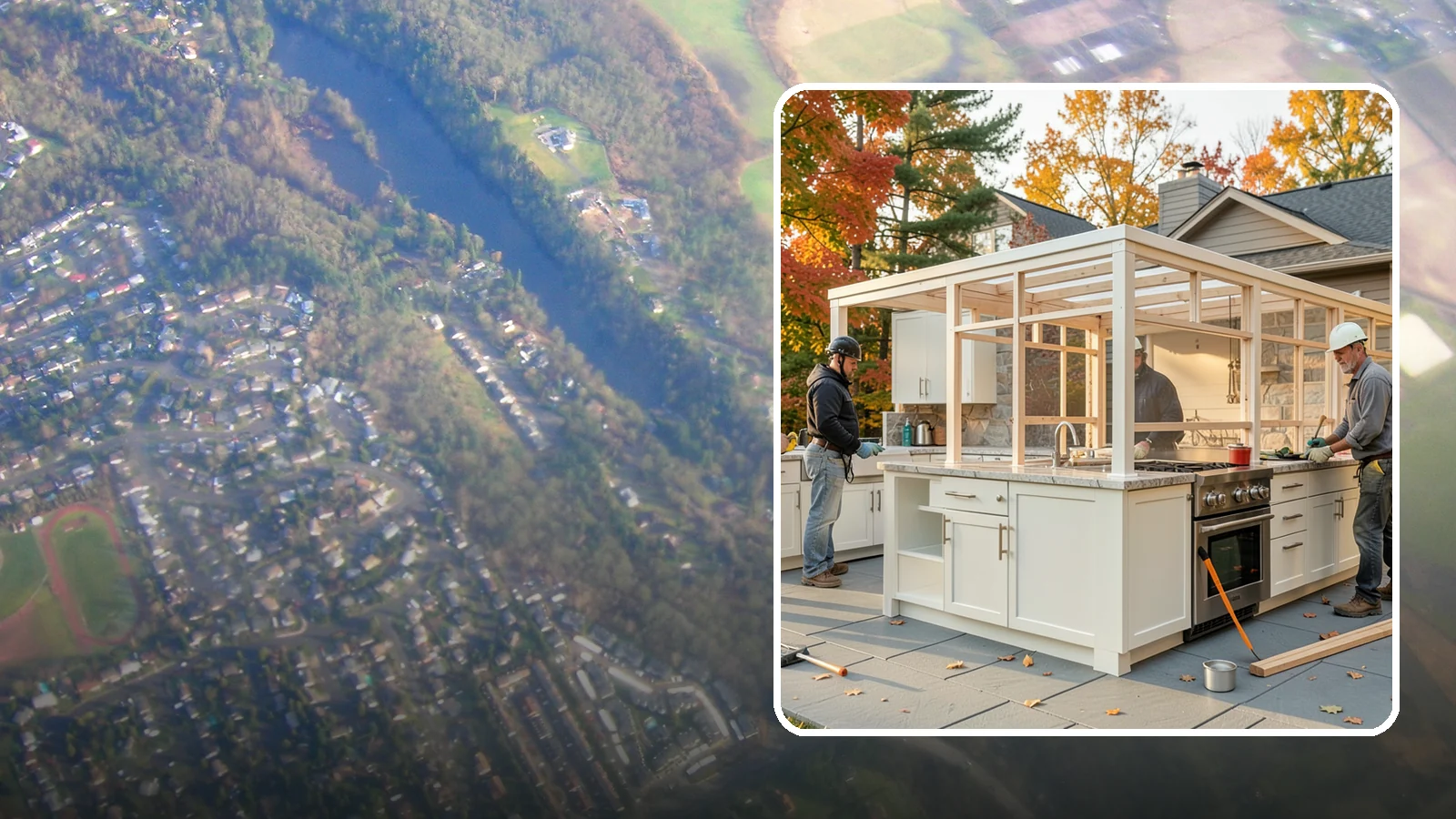 Outdoor Kitchen Construction in Algona, King County, WA - A durable, fully equipped outdoor kitchen designed to cook and entertain through every Puget Sound season.