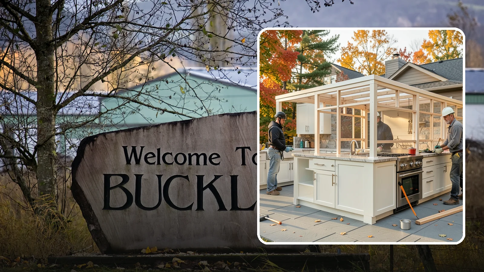 Outdoor Kitchen Construction in Buckley, Pierce County, WA - A durable, fully equipped outdoor kitchen designed to cook and entertain through every Puget Sound season.