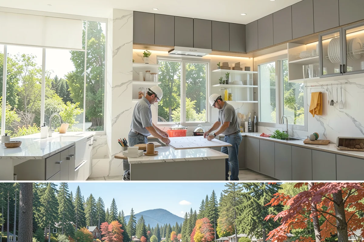 Outdoor Kitchen Construction in Covington, King County, WA - Summer installation allows concrete, masonry, and sealants to cure fully before wet weather returns.