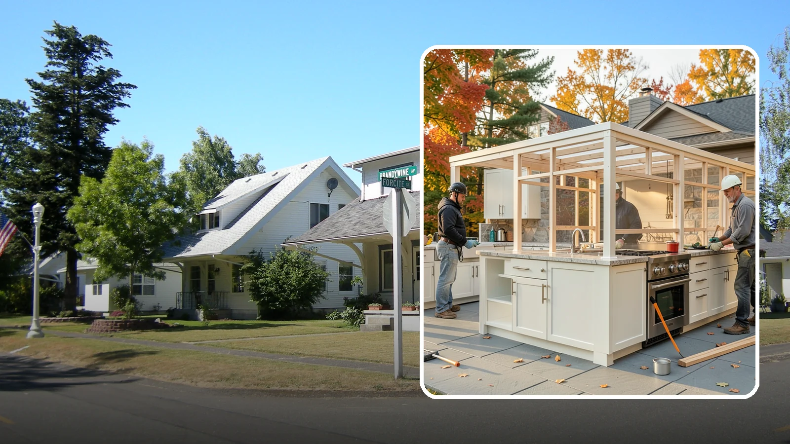Outdoor Kitchen Construction in DuPont, Pierce County, WA - A durable, fully equipped outdoor kitchen designed to cook and entertain through every Puget Sound season.