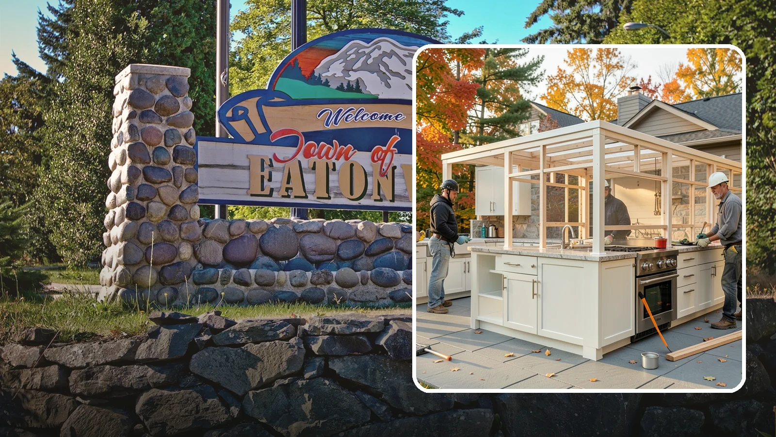 Outdoor Kitchen Construction in Eatonville, Pierce County, WA - A durable, fully equipped outdoor kitchen designed to cook and entertain through every Puget Sound season.