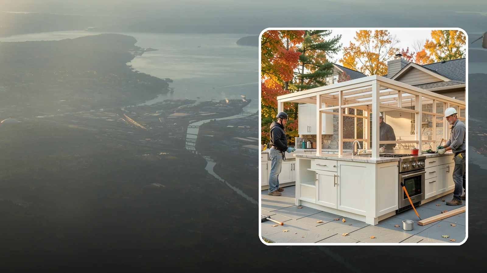 Outdoor Kitchen Construction in Fife, Pierce County, WA - A durable, fully equipped outdoor kitchen designed to cook and entertain through every Puget Sound season.