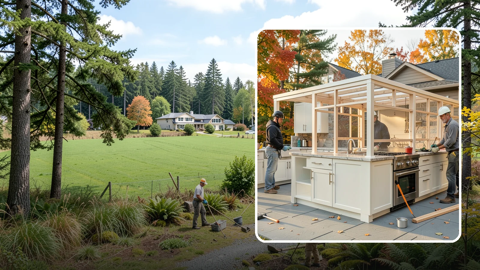 Outdoor Kitchen Construction in Lyman, Skagit County, WA - A durable, fully equipped outdoor kitchen designed to cook and entertain through every Puget Sound season.