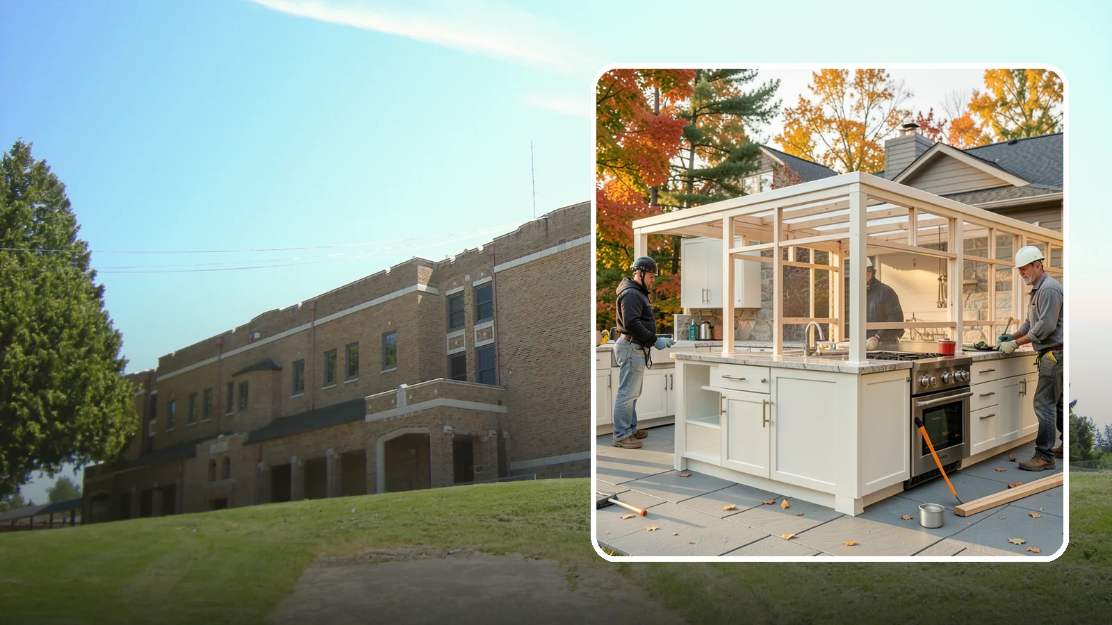 Outdoor Kitchen Construction in Maple Valley, King County, WA - A durable, fully equipped outdoor kitchen designed to cook and entertain through every Puget Sound season.