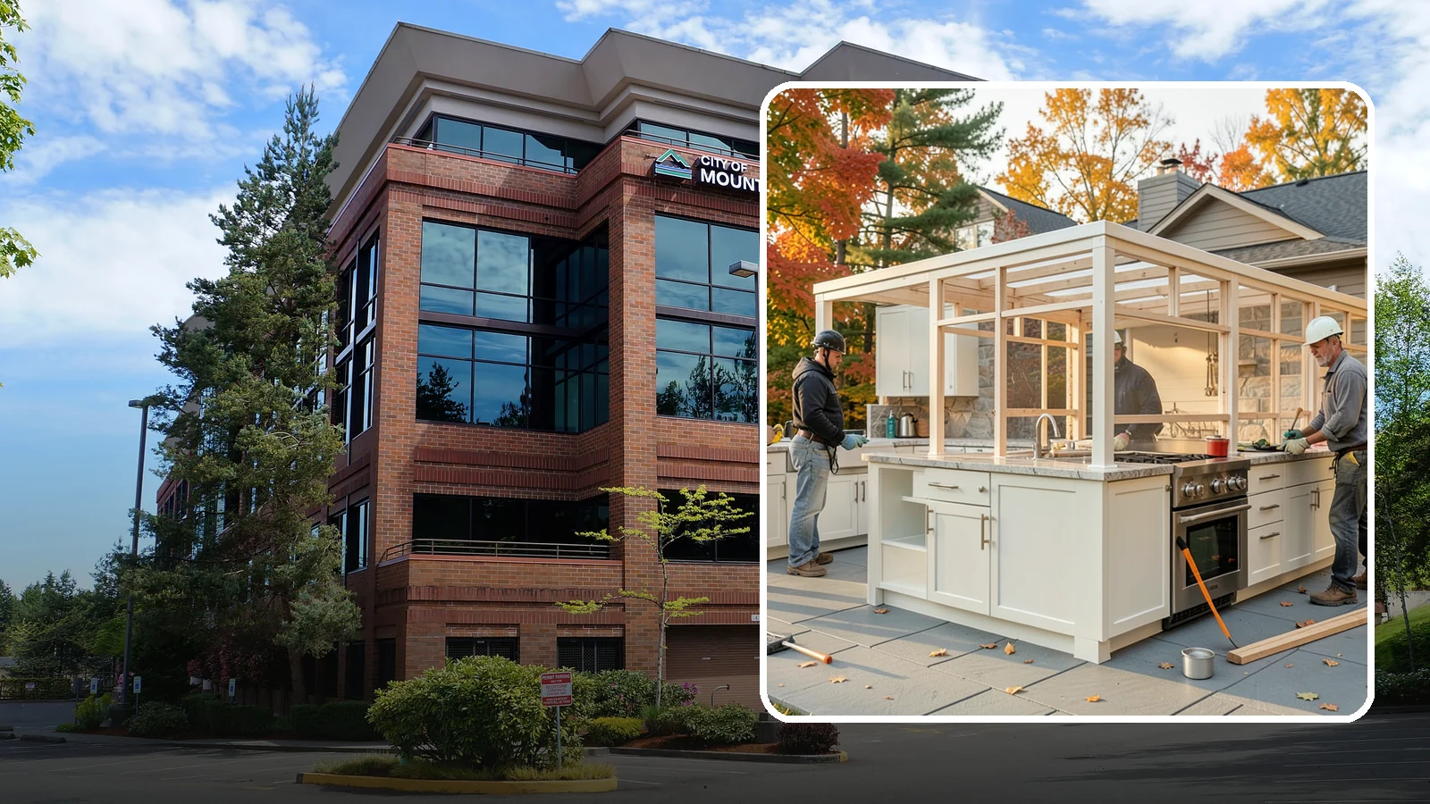 Outdoor Kitchen Construction in Mountlake Terrace, Snohomish County, WA - A durable, fully equipped outdoor kitchen designed to cook and entertain through every Puget Sound season.