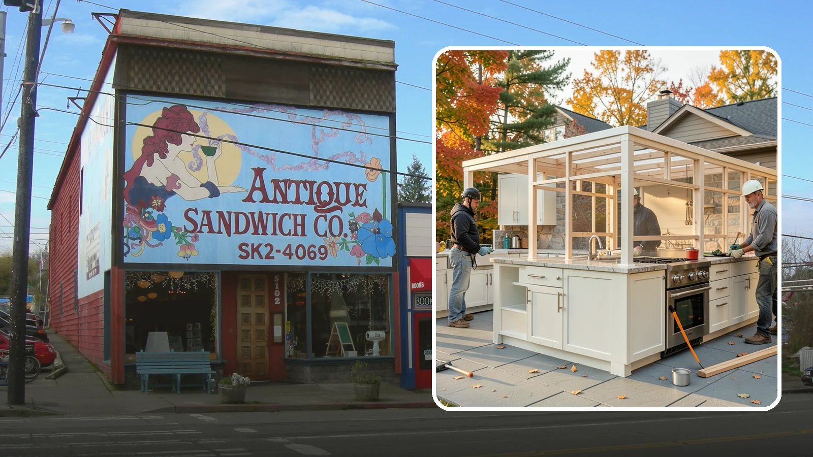 Outdoor Kitchen Construction in Ruston, Pierce County, WA - A durable, fully equipped outdoor kitchen designed to cook and entertain through every Puget Sound season.