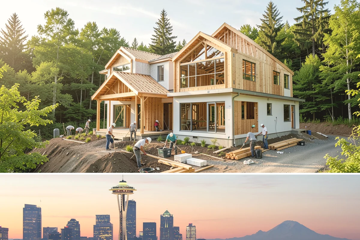 Outdoor Kitchen Construction in Seattle, King County, WA - Summer installation allows concrete, masonry, and sealants to cure fully before wet weather returns.