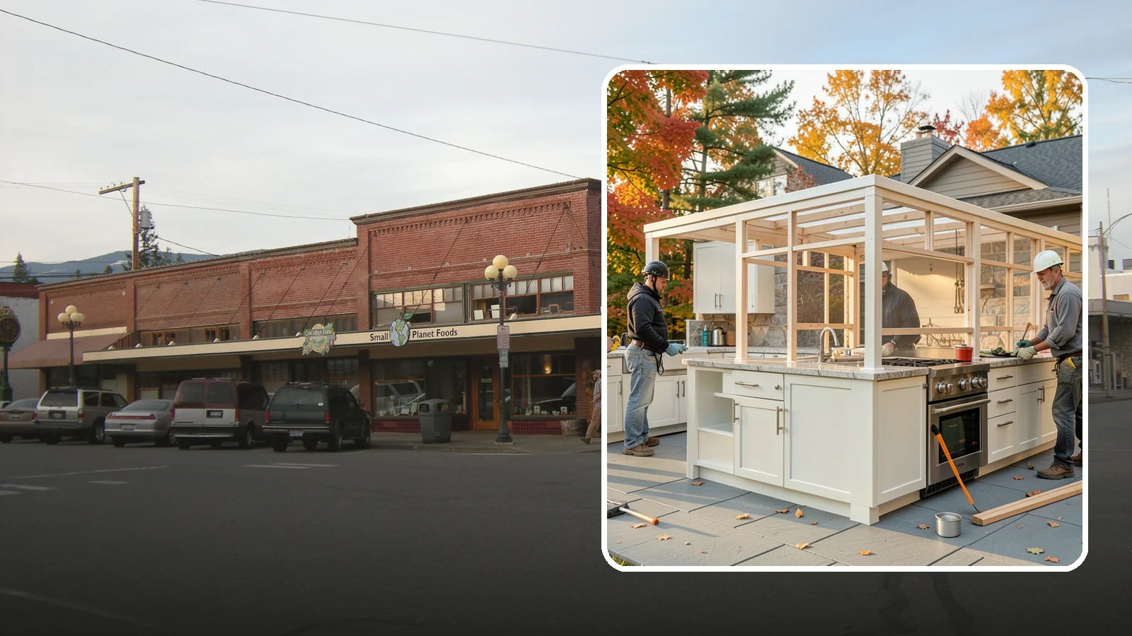 Outdoor Kitchen Construction in Sedro-Woolley, Skagit County, WA - A durable, fully equipped outdoor kitchen designed to cook and entertain through every Puget Sound season.