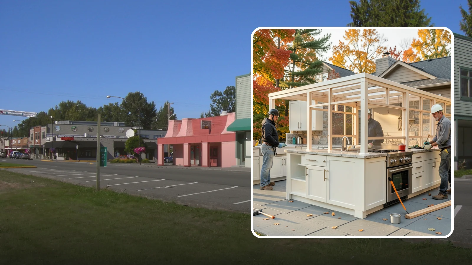 Outdoor Kitchen Construction in Snoqualmie, King County, WA - A durable, fully equipped outdoor kitchen designed to cook and entertain through every Puget Sound season.