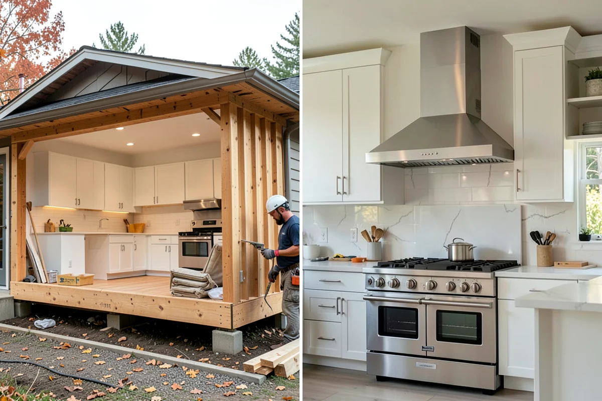 Outdoor Kitchen Construction in Snoqualmie, King County, WA - Plan the layout, appliances, and utility routing