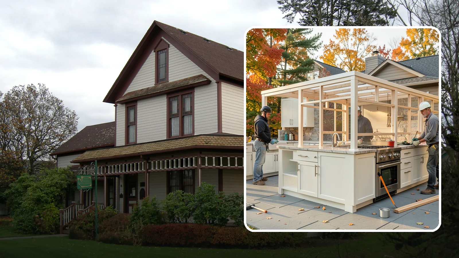 Outdoor Kitchen Construction in Sumner, Pierce County, WA - A durable, fully equipped outdoor kitchen designed to cook and entertain through every Puget Sound season.