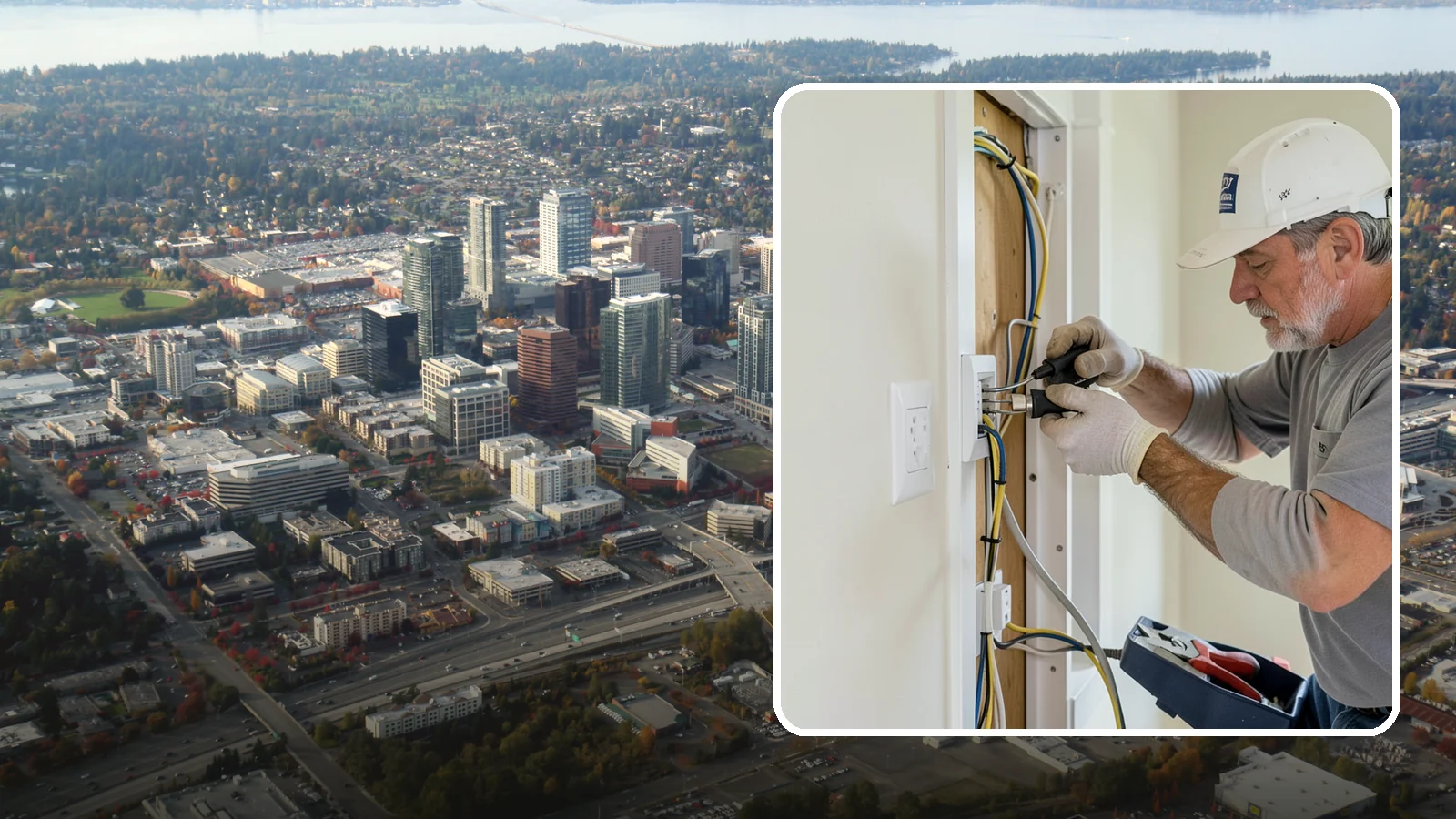 Outlet Installation in Bellevue, King County, WA - We add, replace, and relocate electrical outlets, including GFCI and USB receptacles, throughout your home.