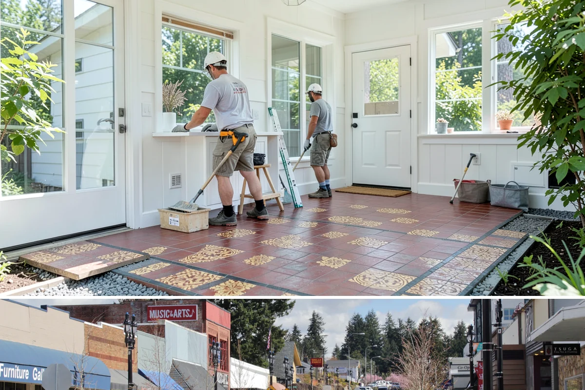 Outlet Installation in Bothell, King County, WA - Outlet work is clean indoor work that can be scheduled comfortably in any season.