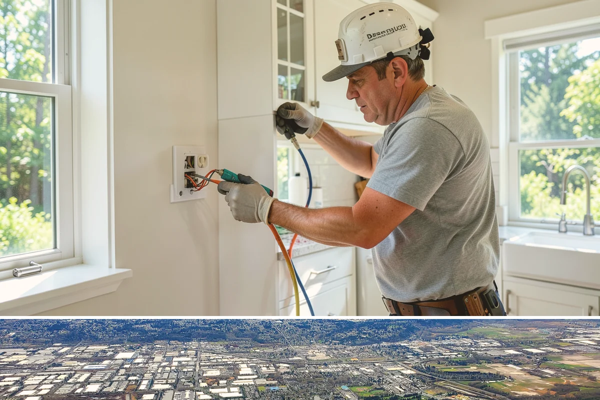 Outlet Installation in Kent, King County, WA - Outlet work is clean indoor work that can be scheduled comfortably in any season.
