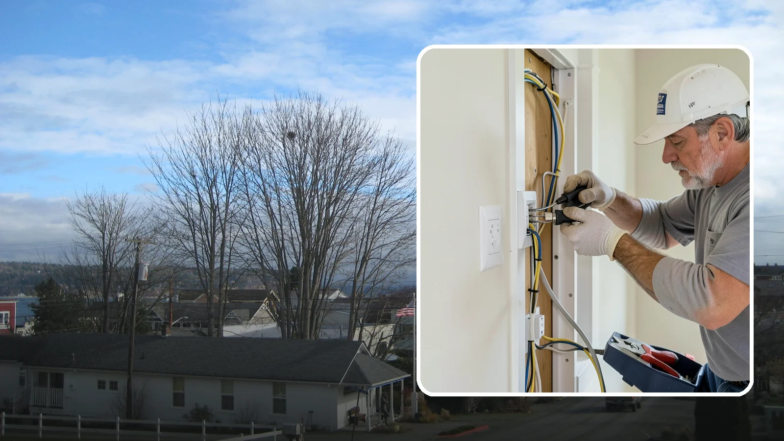 Outlet Installation in Langley, Island County, WA - We add, replace, and relocate electrical outlets, including GFCI and USB receptacles, throughout your home.