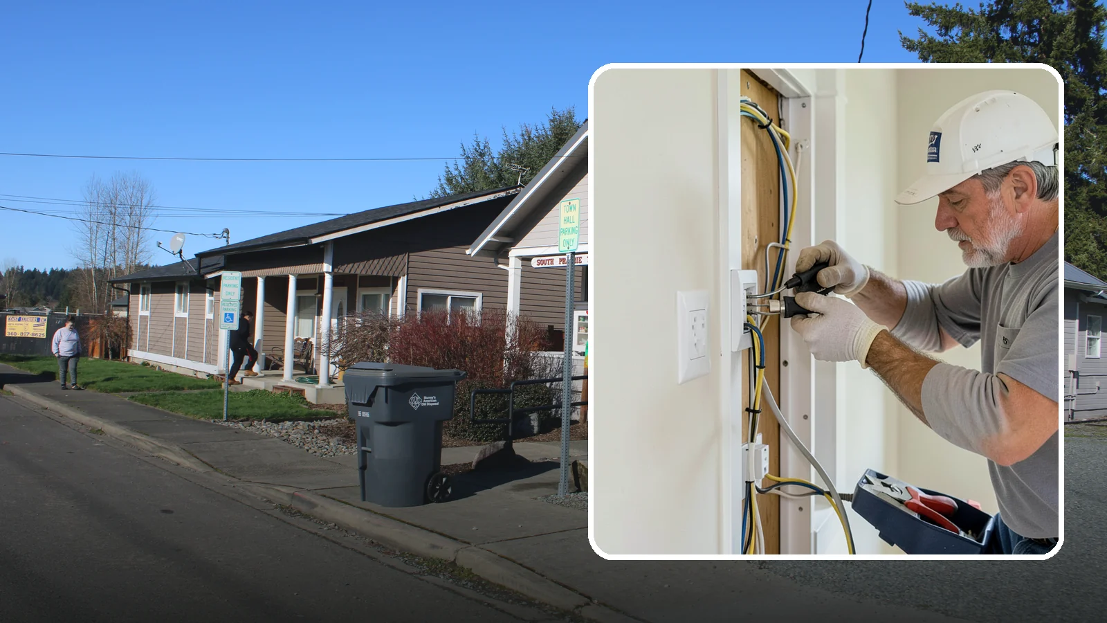 Outlet Installation in South Prairie, Pierce County, WA - We add, replace, and relocate electrical outlets, including GFCI and USB receptacles, throughout your home.