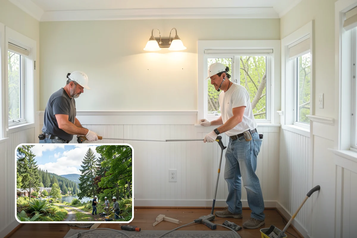 Paint Touch-Ups in Lake Forest Park, King County, WA - Precise color matching to your existing walls and trim