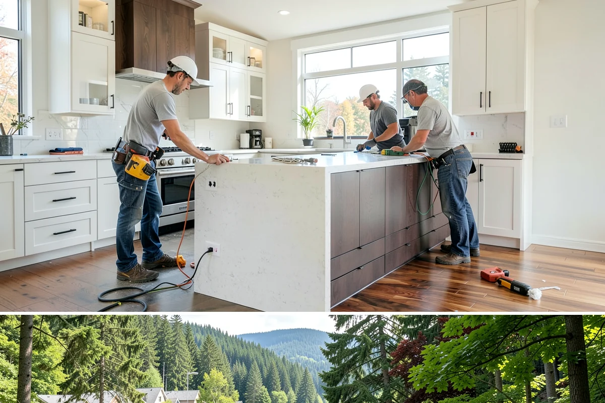 Paint Touch-Ups in Lake Forest Park, King County, WA - Touch-up work is available year-round and is especially popular for indoor upkeep during the rainy season.