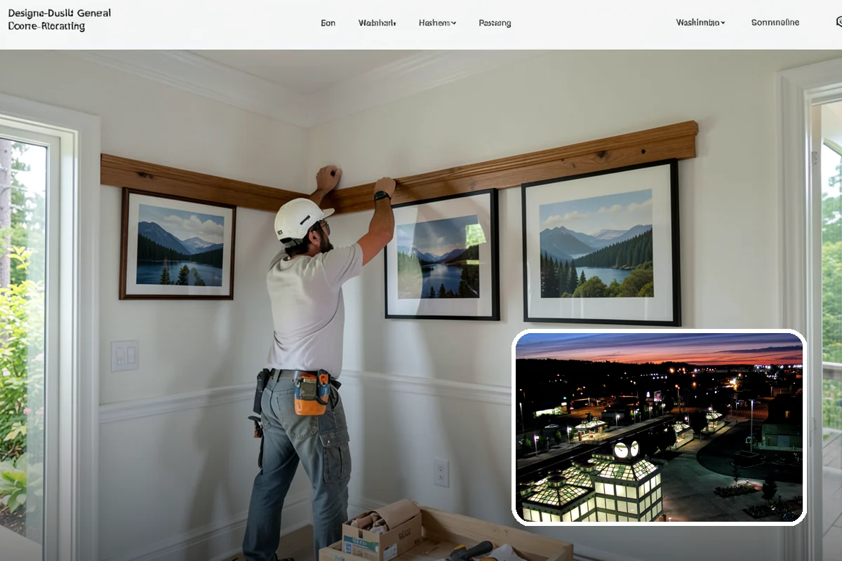 Panel Molding Installation in Auburn, King County, WA - Balanced, symmetrical panel layouts