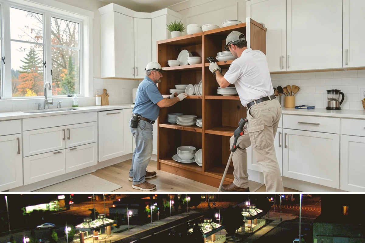 Panel Molding Installation in Auburn, King County, WA - Panel molding is an interior detail that installs comfortably year-round, ideal for elevating rooms during the PNW rainy season.