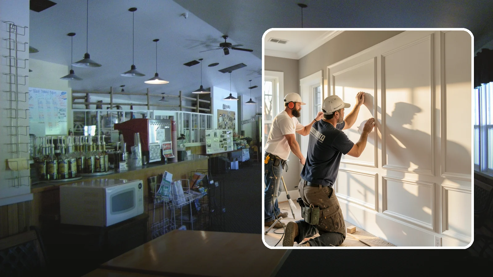 Panel Molding Installation in Black Diamond, King County, WA - Refined panel molding installation that creates framed wall panels for a distinguished, tailored look.
