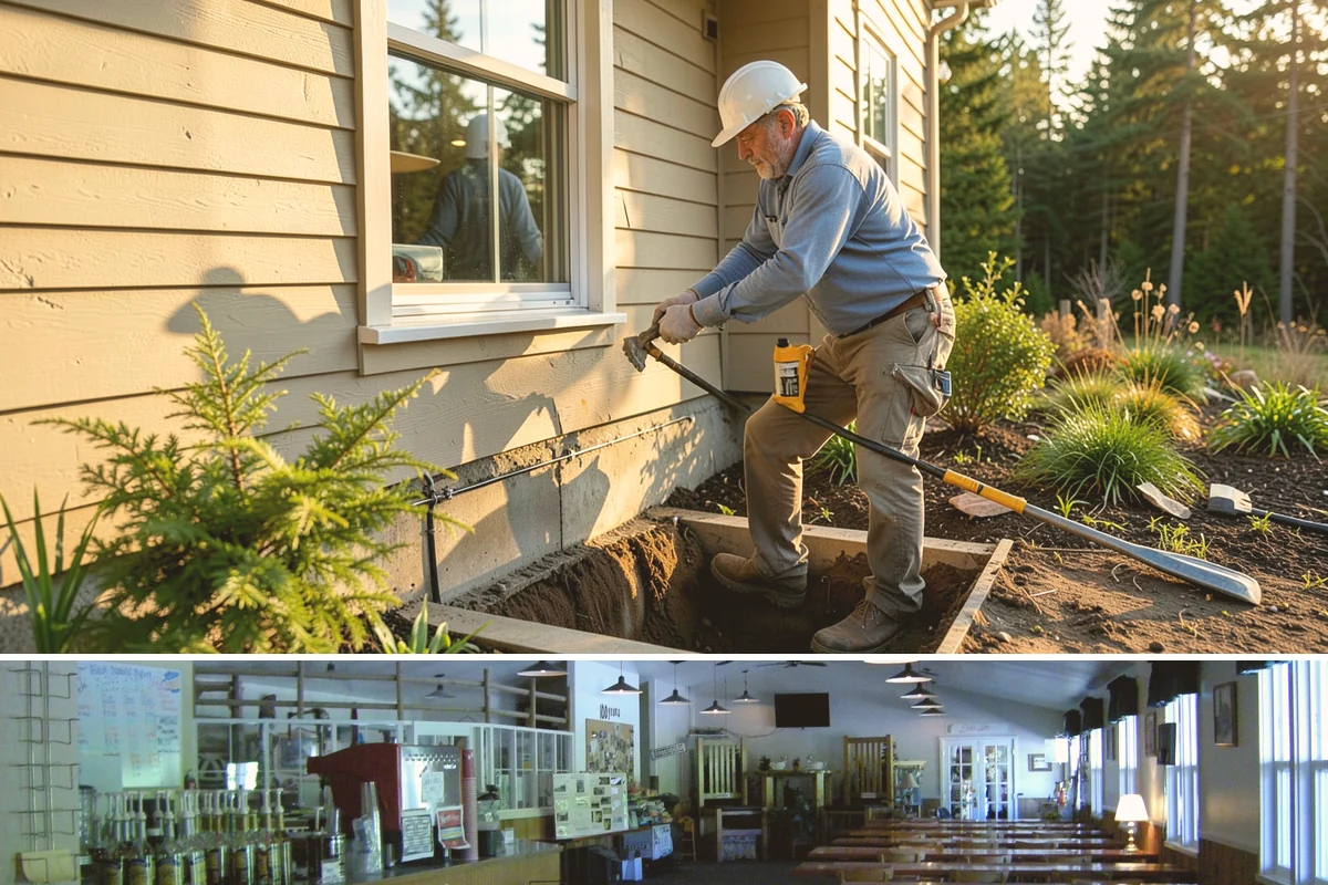 Panel Molding Installation in Black Diamond, King County, WA - Panel molding is an interior detail that installs comfortably year-round, ideal for elevating rooms during the PNW rainy season.