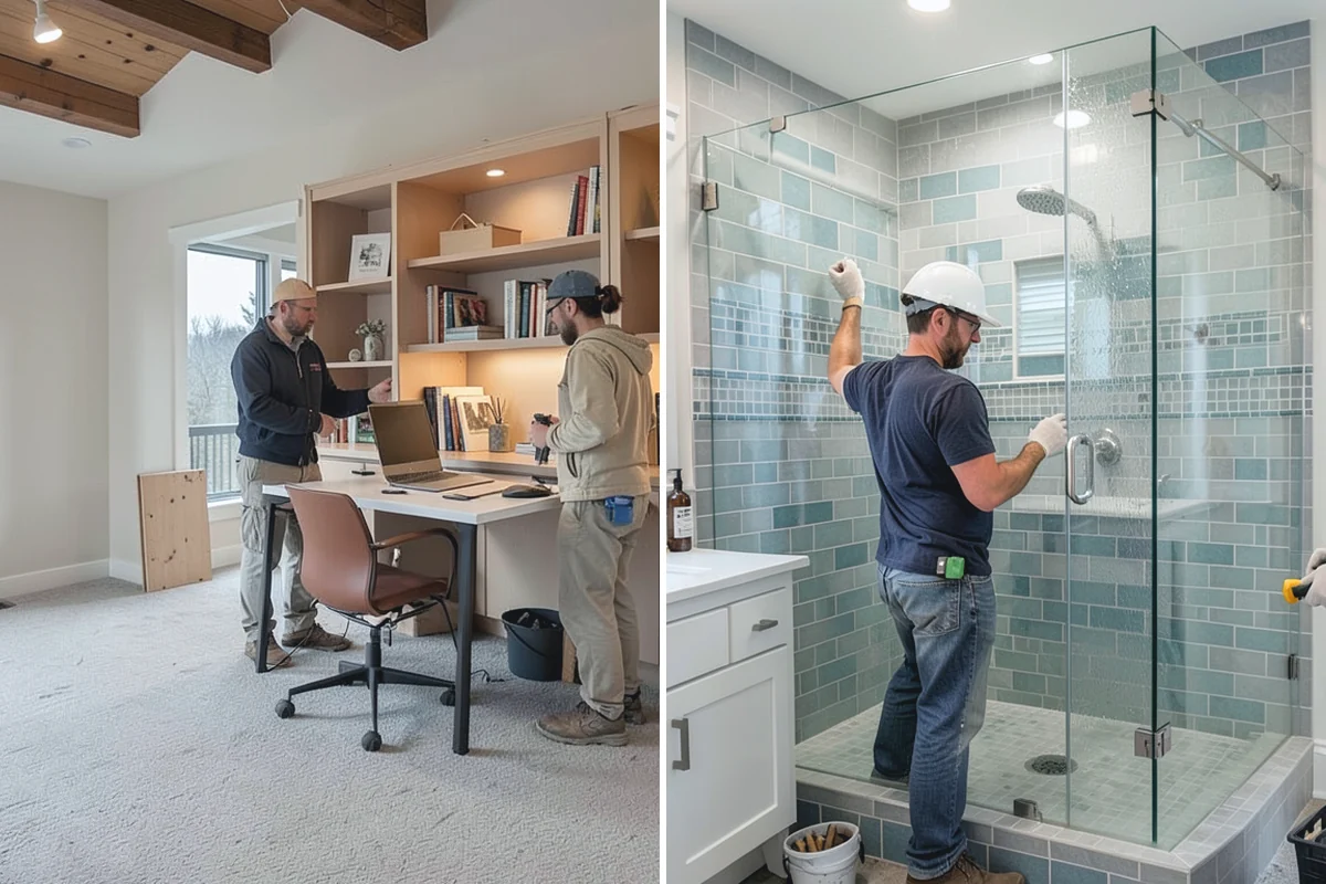 Panel Molding Installation in Buckley, Pierce County, WA - Plan panel sizes and spacing for the wall