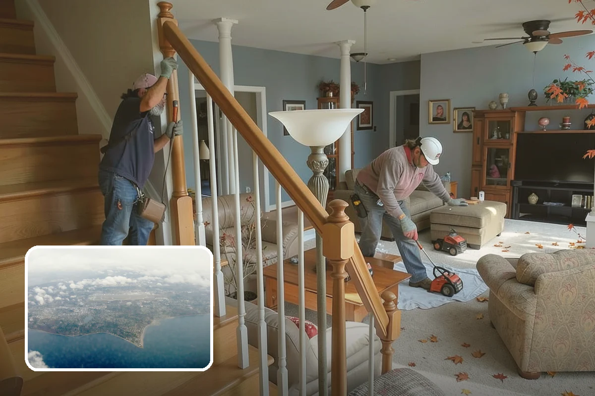 Panel Molding Installation in Burien, King County, WA - Balanced, symmetrical panel layouts