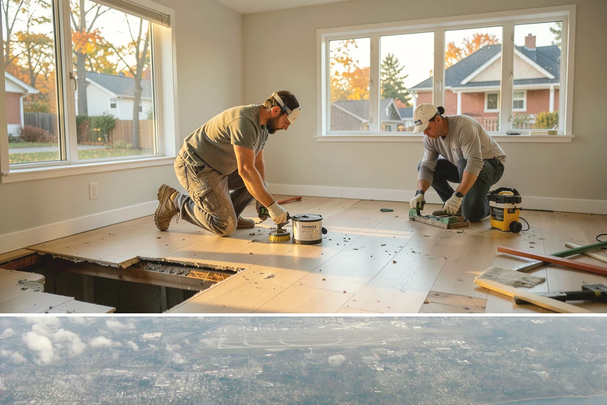 Panel Molding Installation in Burien, King County, WA - Panel molding is an interior detail that installs comfortably year-round, ideal for elevating rooms during the PNW rainy season.
