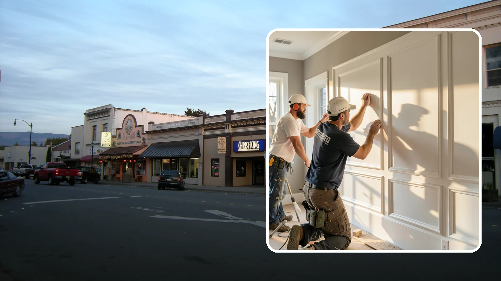 Panel Molding Installation in Burlington, Skagit County, WA - Refined panel molding installation that creates framed wall panels for a distinguished, tailored look.