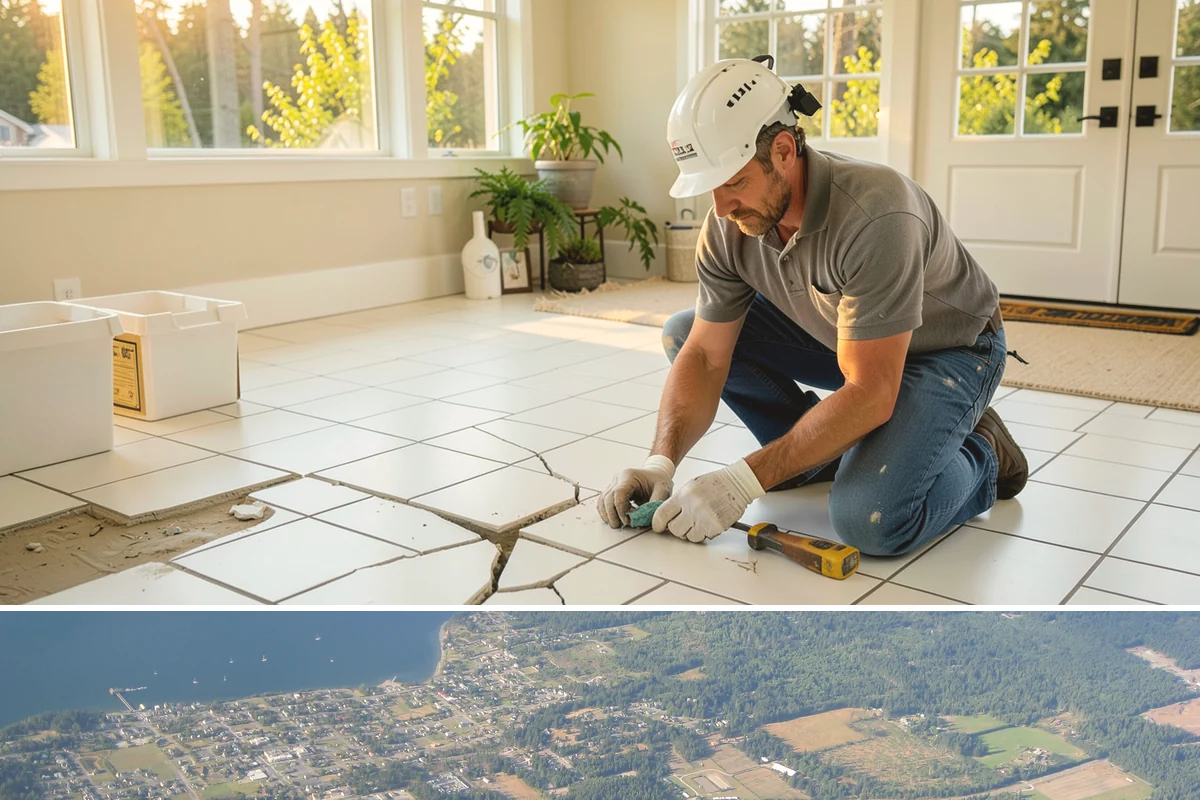 Panel Molding Installation in Coupeville, Island County, WA - Panel molding is an interior detail that installs comfortably year-round, ideal for elevating rooms during the PNW rainy season.