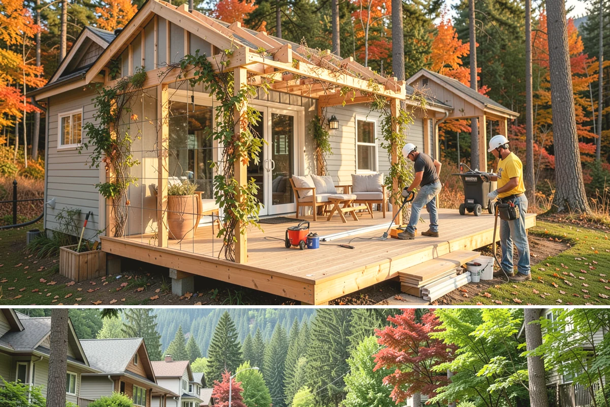 Panel Molding Installation in Darrington, Snohomish County, WA - Panel molding is an interior detail that installs comfortably year-round, ideal for elevating rooms during the PNW rainy season.