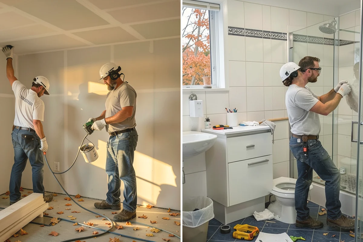 Panel Molding Installation in Duvall, King County, WA - Plan panel sizes and spacing for the wall