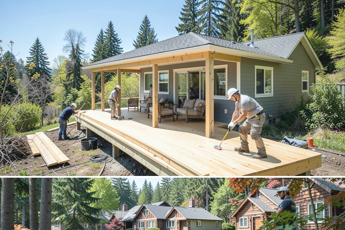 Panel Molding Installation in Edgewood, Pierce County, WA - Panel molding is an interior detail that installs comfortably year-round, ideal for elevating rooms during the PNW rainy season.