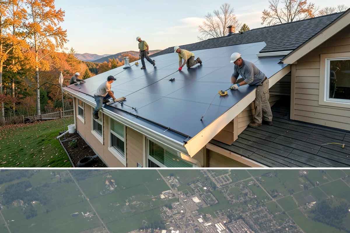 Panel Molding Installation in Enumclaw, King County, WA - Panel molding is an interior detail that installs comfortably year-round, ideal for elevating rooms during the PNW rainy season.