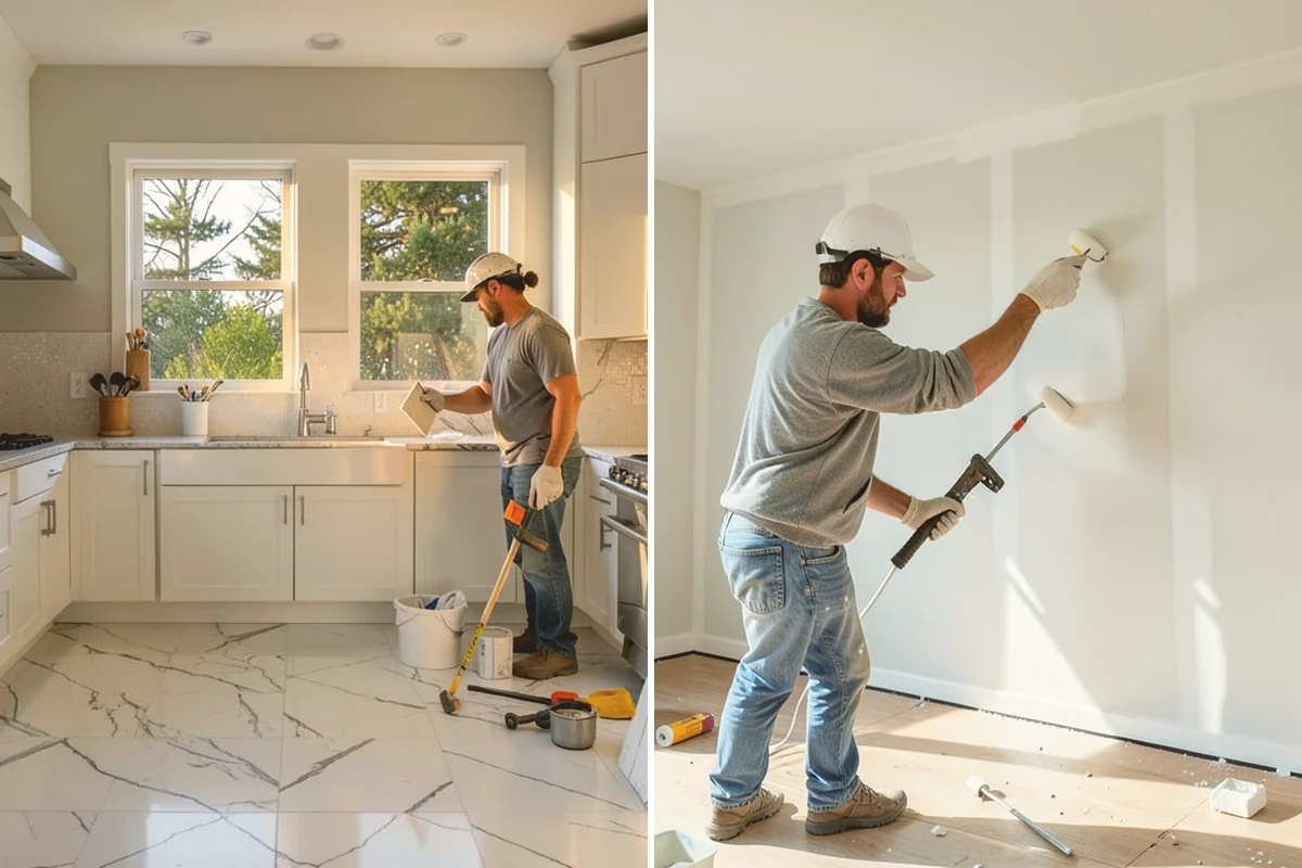Panel Molding Installation in Fife, Pierce County, WA - Plan panel sizes and spacing for the wall