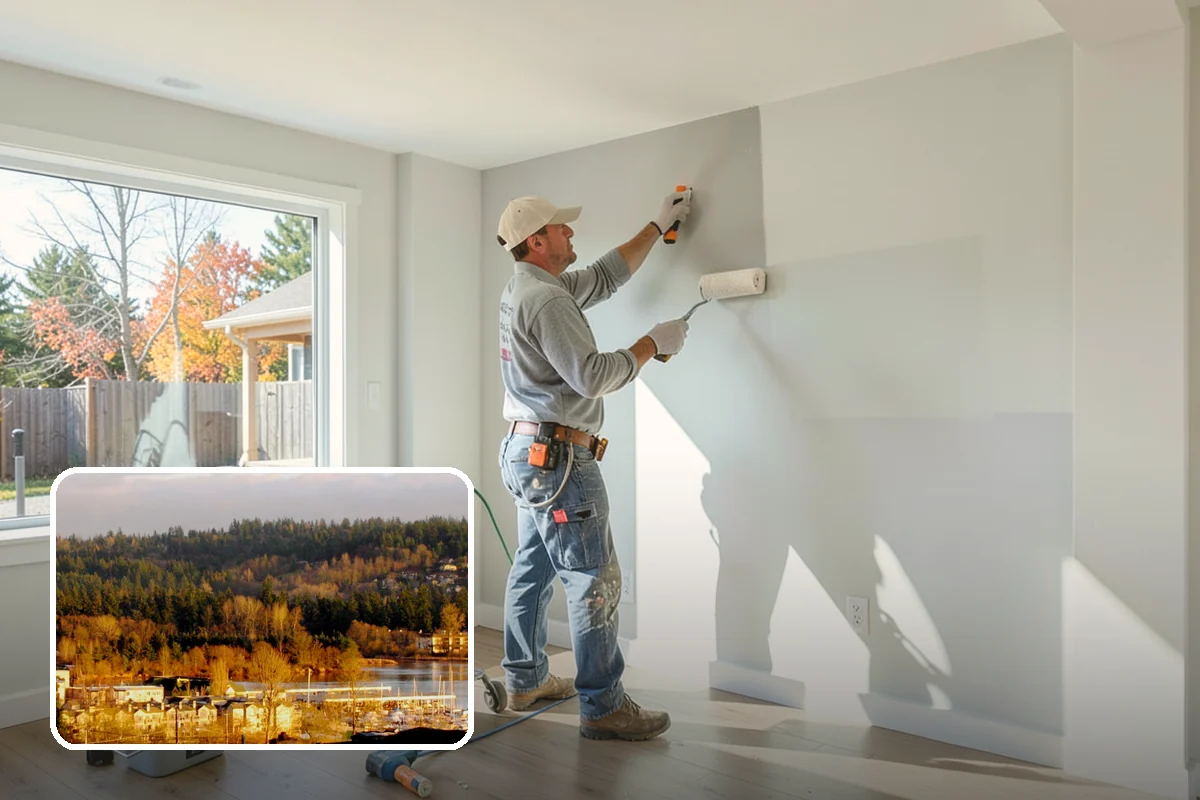 Panel Molding Installation in Kenmore, King County, WA - Balanced, symmetrical panel layouts