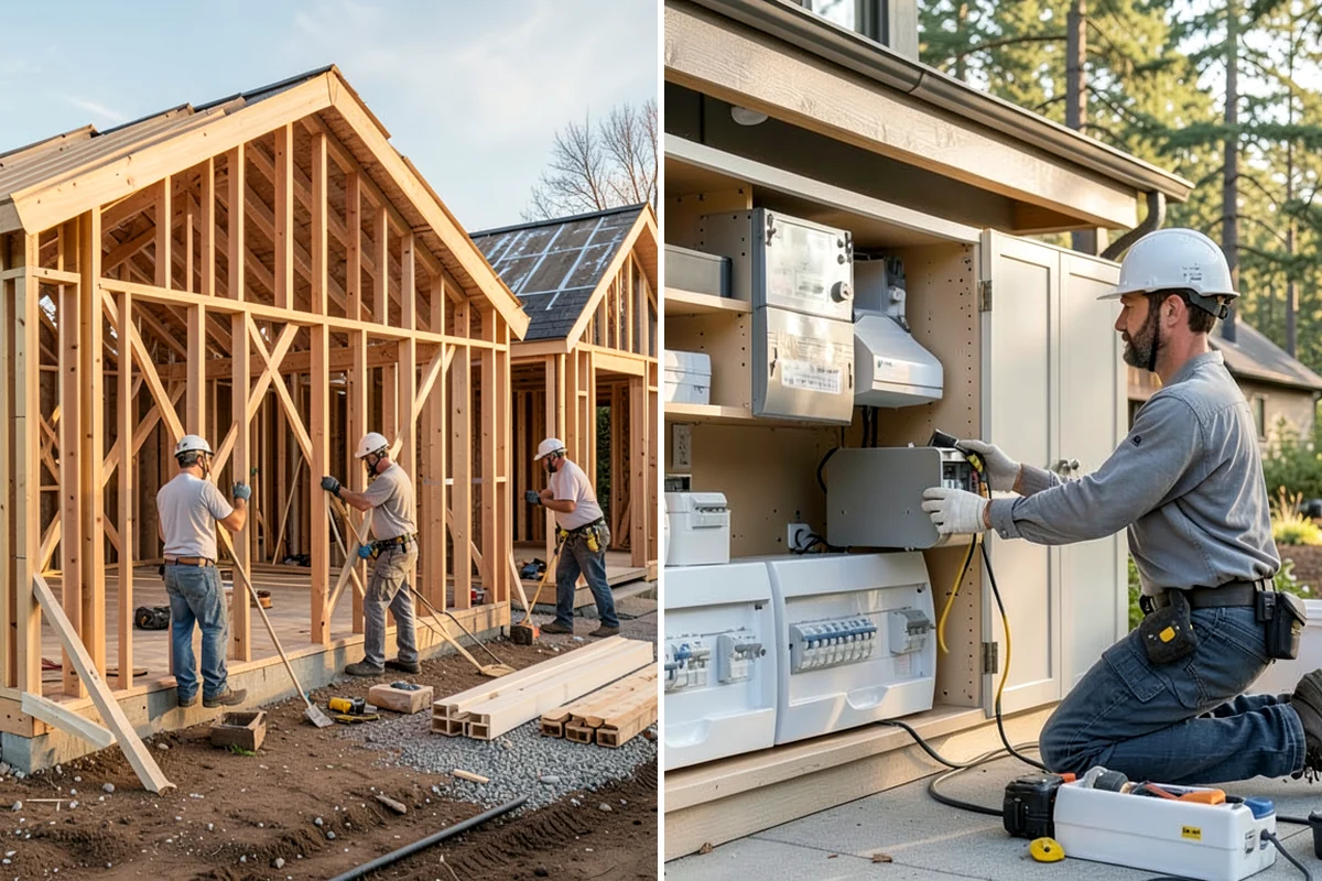 Panel Molding Installation in Kenmore, King County, WA - Plan panel sizes and spacing for the wall