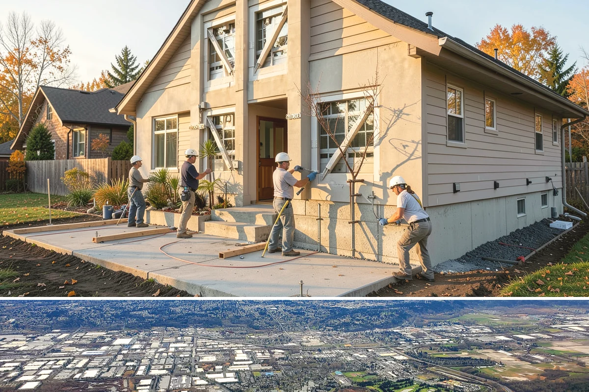 Panel Molding Installation in Kent, King County, WA - Panel molding is an interior detail that installs comfortably year-round, ideal for elevating rooms during the PNW rainy season.