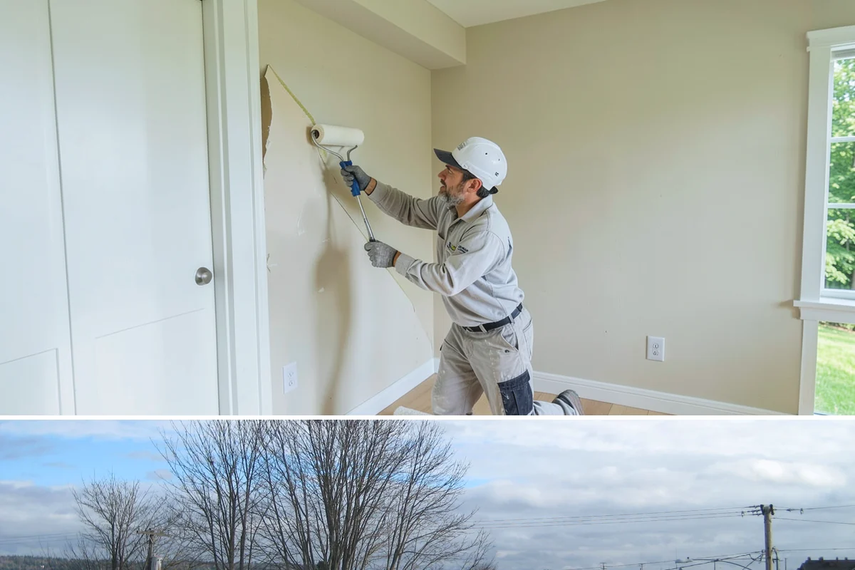 Panel Molding Installation in Langley, Island County, WA - Panel molding is an interior detail that installs comfortably year-round, ideal for elevating rooms during the PNW rainy season.
