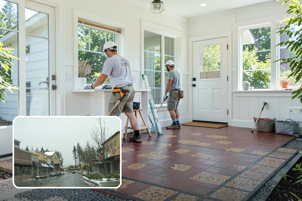 Panel Molding Installation in Mill Creek, Snohomish County, WA - Balanced, symmetrical panel layouts