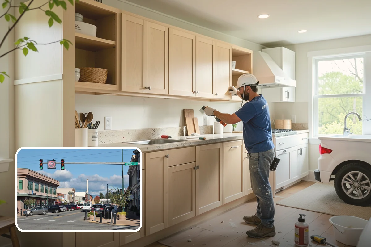 Panel Molding Installation in Monroe, Snohomish County, WA - Balanced, symmetrical panel layouts