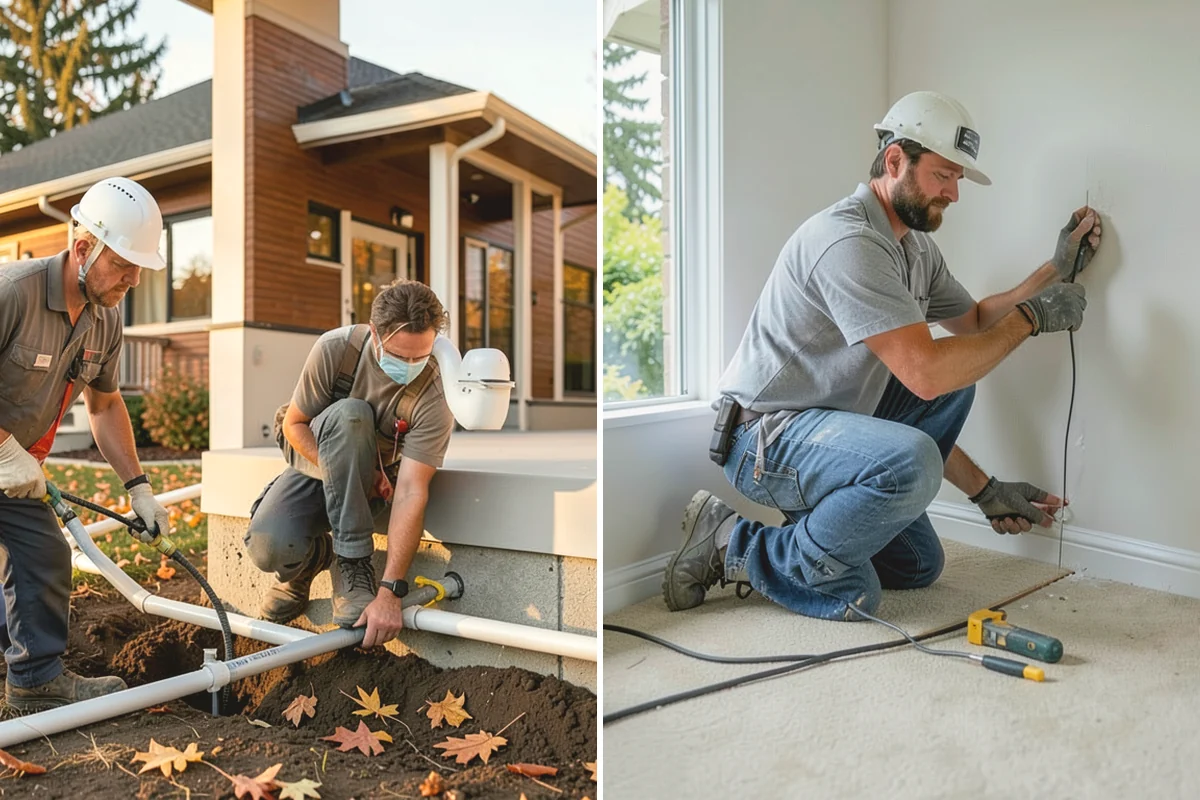 Panel Molding Installation in Mukilteo, Snohomish County, WA - Plan panel sizes and spacing for the wall