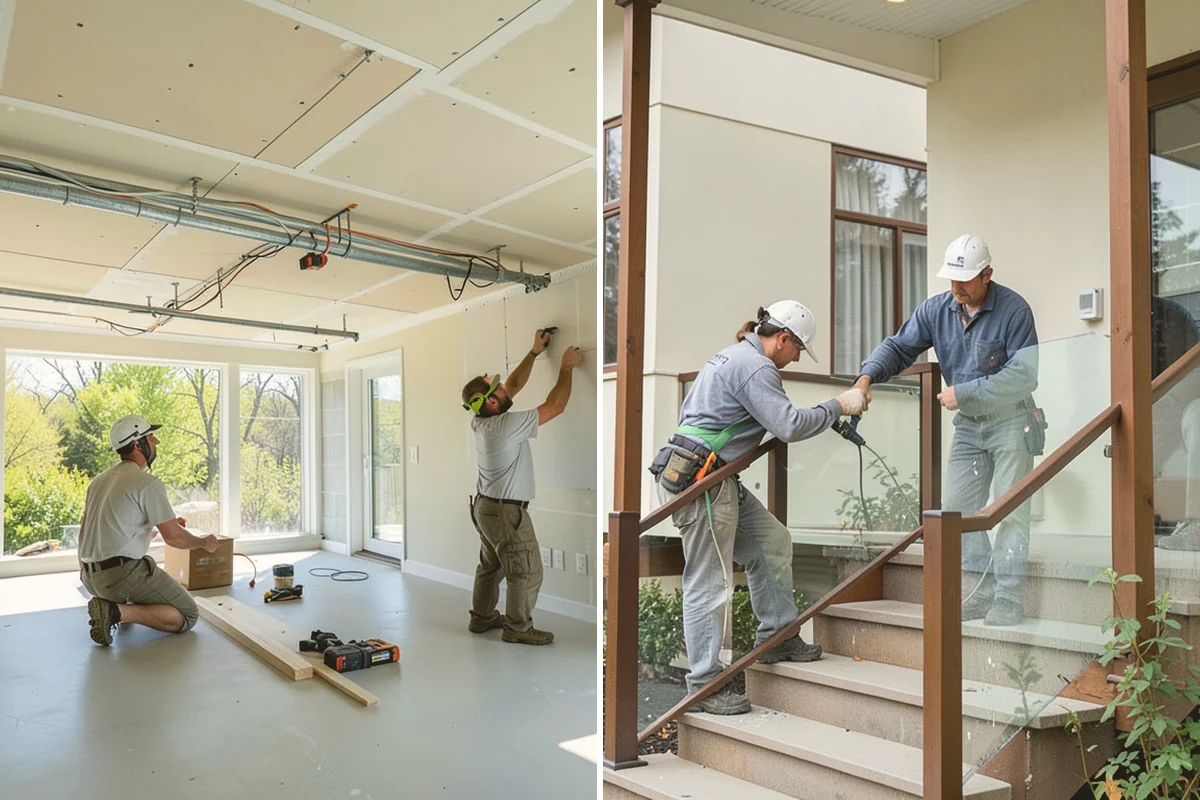 Panel Molding Installation in Newcastle, King County, WA - Plan panel sizes and spacing for the wall