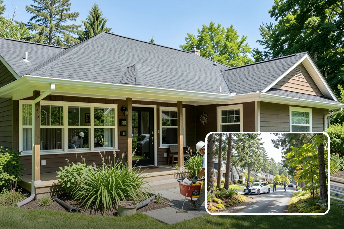 Panel Molding Installation in Normandy Park, King County, WA - Balanced, symmetrical panel layouts