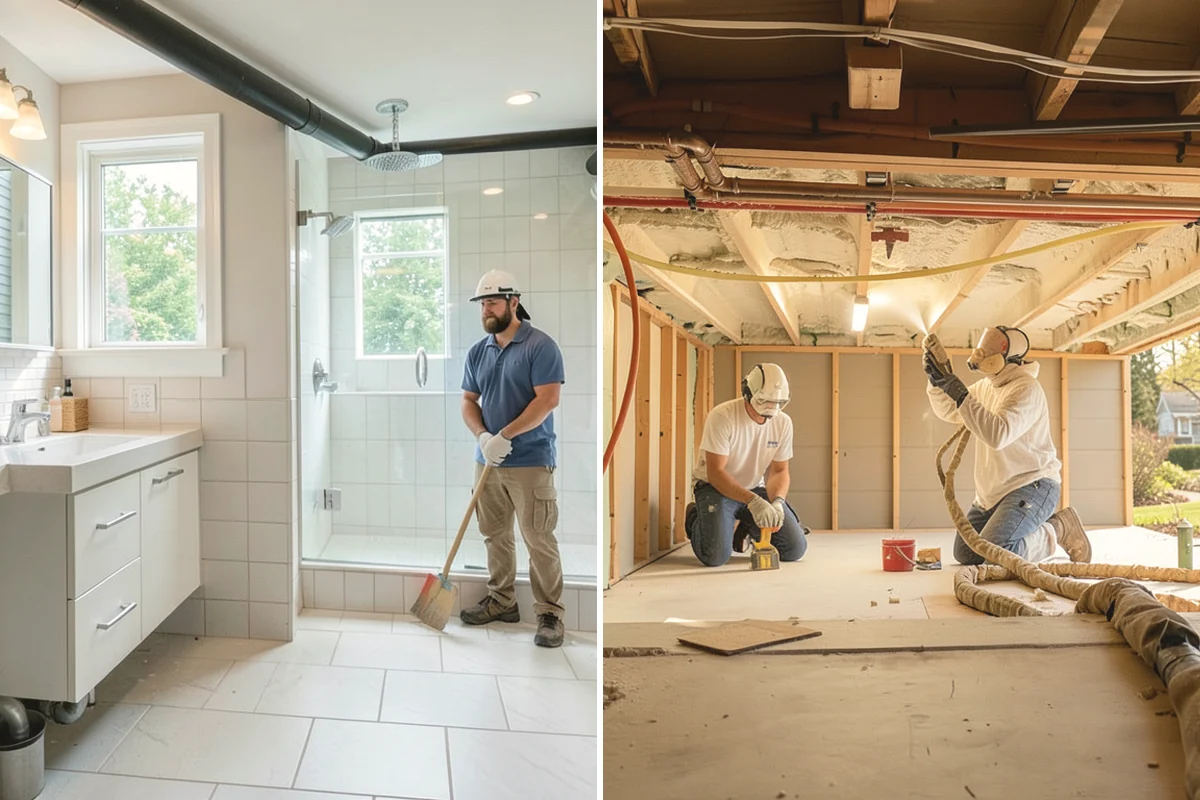 Panel Molding Installation in North Bend, King County, WA - Plan panel sizes and spacing for the wall