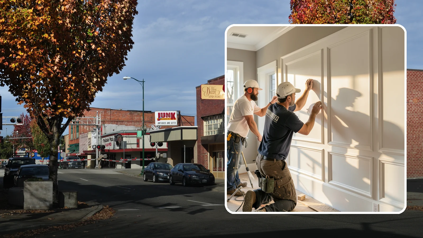 Panel Molding Installation in Puyallup, Pierce County, WA - Refined panel molding installation that creates framed wall panels for a distinguished, tailored look.