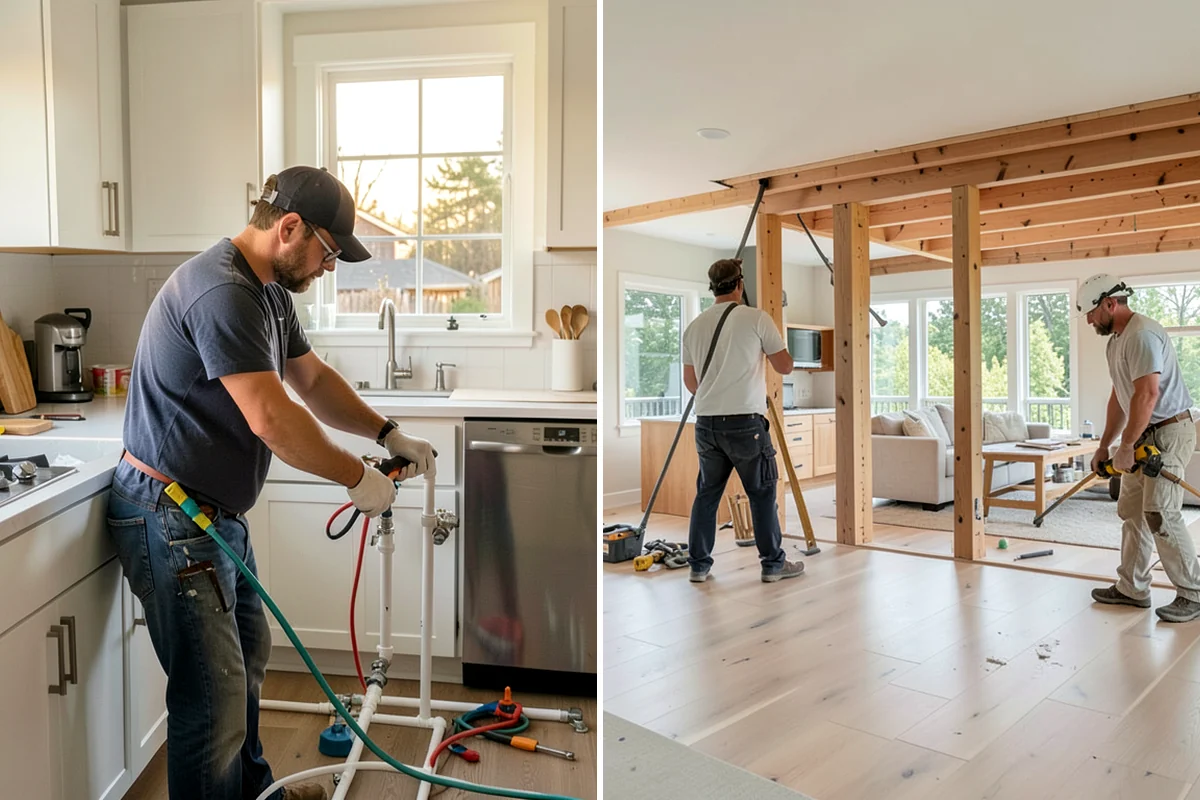 Panel Molding Installation in Puyallup, Pierce County, WA - Plan panel sizes and spacing for the wall