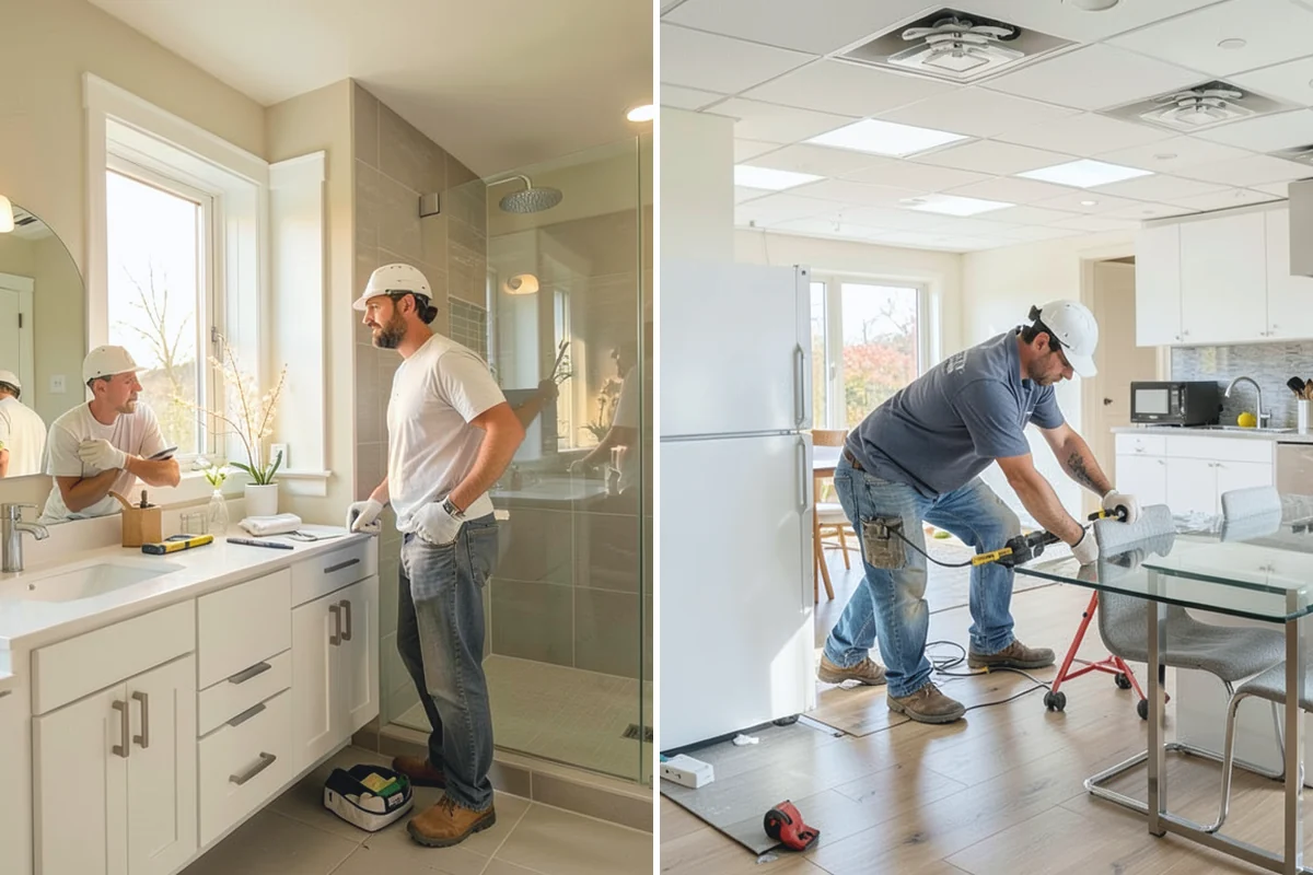 Panel Molding Installation in Renton, King County, WA - Plan panel sizes and spacing for the wall